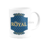 Royal Κεραμική Κούπα για Βάπτιση Αγόρι