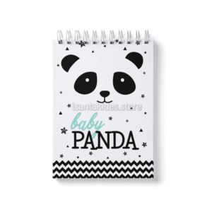 Panda Βάπτιση Αγόρι – Μπλοκάκι Ζωγραφικής / Σημειωματάριο