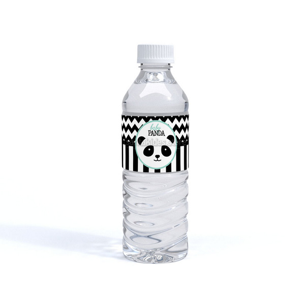 Panda Βάπτιση Αγόρι – Ετικέτα για Μπουκάλι Νερού