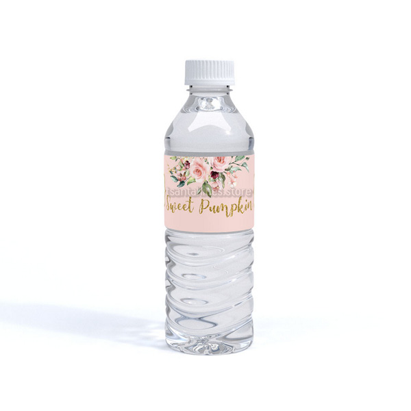 Little Pumpkin Βάπτιση Κορίτσι – Ετικέτα για Μπουκάλι Νερού