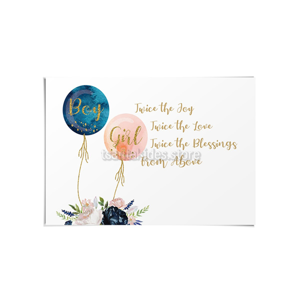 Balloons Βάπτιση Δίδυμα – Ποδιά Νονού / Νονάς