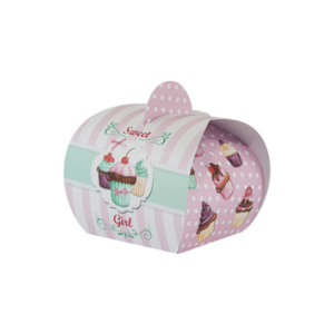 Cup Cakes Βάπτιση Κορίτσι – Kουτί Μπουμπονιέρας BKT39