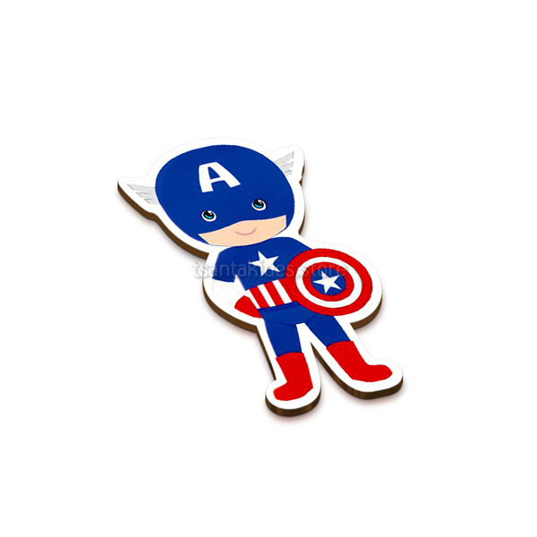 Captain America Super Heroes Βάπτιση Αγόρι – Διακοσμητικό Μπομπονιέρας