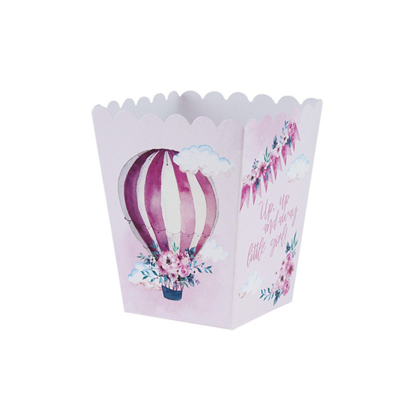 Αερόστατο Βάπτιση Κορίτσι – Kουτί Popcorn BKT21