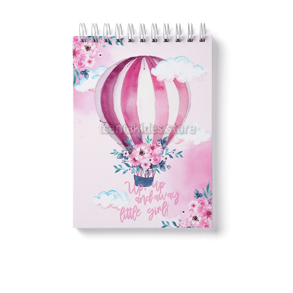 Αερόστατο Βάπτιση Κορίτσι – Μπλοκάκι Ζωγραφικής / Σημειωματάριο
