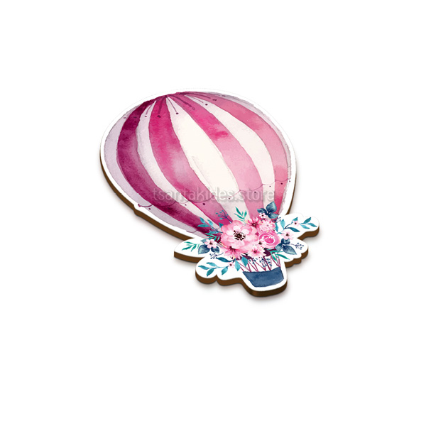 Αερόστατο Βάπτιση Κορίτσι – Διακοσμητικό Μπομπονιέρας