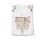 Boho Macrame Μπομπονιέρα για Βάπτιση Κορίτσι σε Πουγκί